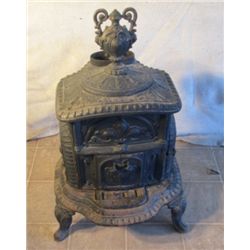 Ivy Pat. 1865 Yard Art Stove