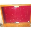 Image 1 : Lighted Oak Gun Display Cabinet