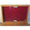 Image 2 : Lighted Oak Gun Display Cabinet