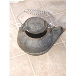 Cast Iron Tea Pot With Metal Handle