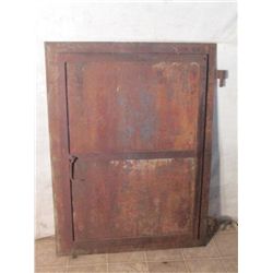 1880's Steel Door W/ Locking Pin