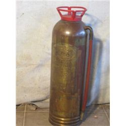 Vintage Brass Fire Extinguisher