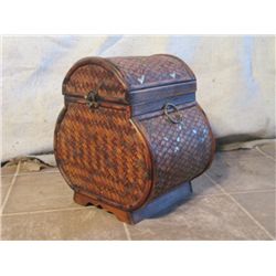 Wicker Sewing Basket