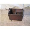 Image 3 : Small Wood 2 Drawer 3 Cubby Box