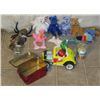 Image 1 : Box Lot Of Ty Beanie Babies  With M&m Car