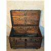 Image 1 : Relic  Wood Trunk With Brass Fittings