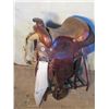Image 1 : Gorgeous Hand Tooled Leather Saddle
