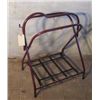 Image 1 : Collapsible Burgundy Saddle Rack