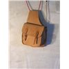 Image 1 : Leather Saddle Bag And Hide Wrapped Metal Stirrups