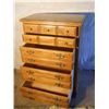 Image 2 : 5 Drawer High Boy Dresser Possible Vintage