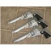 Image 1 : 3 Black Handled Revolver Cap Guns