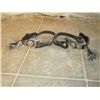 Image 1 : Set Of Black Leather Spurs W/ Large Spur