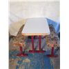 Image 2 : Restaurant Table With Floral Pattern Benches