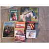 Image 1 : Box Lot Of Horse Books & Books On Tape