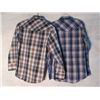 Image 2 : 2 Brand New!! Wrangler Button Down Dress Shirts