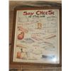 Image 2 : "say Cheese In Italian Fresh" Wood Framed Poster