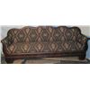 Image 1 : Antique Hard Wood Re-upholstered Couch