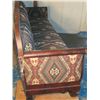 Image 2 : Antique Hard Wood Re-upholstered Couch
