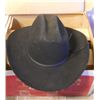 Image 1 : Black 7 1/4 Resistol Cowboy Hat