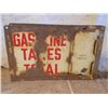 Image 1 : Porcelain Gasoline Taxes Antique Sign