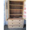 Image 2 : 4 Drawer 2 Door, 3 Shelved Barn Hutch