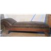 Image 2 : Leather Antique Fainting Couch (out Of Malones)