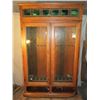 Image 1 : Beautiful Glass Front Rifle/gun Cabinet. 2 Drawers
