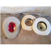 Image 2 : Three Cowboy Hats- Two Are Wicker