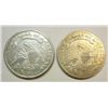 Image 2 : 2 Bust Half $, 1834 small date, 1833 both XF & problem free