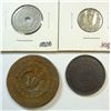 Image 1 : 4  Foreign coins  Brazil  1831B 40 reis  4128a--1908 40R