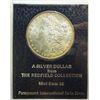 Image 1 : A silver $ from the Redfield collection 1897 mint state 60 BUT