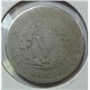 Image 2 : 1886  V nickel  typical weak reverse
