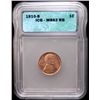 Image 1 : 1910-S LINCOLN WHEAT CENT,ICG MS 62 RB