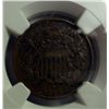 Image 2 : 1864 SMALL MOTTO TWO CENT PIECE NGC VF, CORROSION, RARE