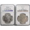 Image 1 : 2  1878CC Morgan $  NGC VF clnd and NGC45