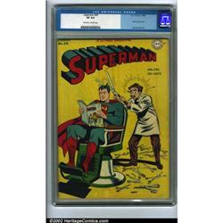 Superman #38 (DC, 1946). Won't this barber...