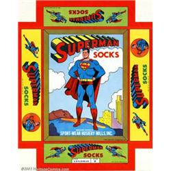 Superman Socks Uncut box (DC, 1949). We ha...