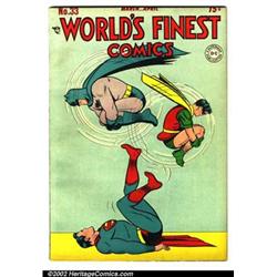 World's Finest Comics #33 (DC, 1948). An a...