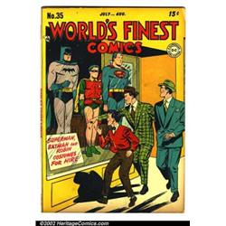 World's Finest Comics #35 (DC, 1948). A su...