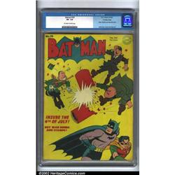 Batman #18 Crowley pedigree (DC, 1943). On...