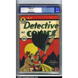 Detective Comics #41 (DC, 1940). Batman co...