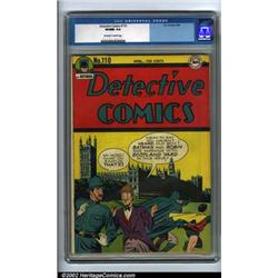 Detective Comics #110 (DC, 1946). Batman a...