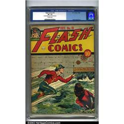 Flash Comics #10 (DC, 1940). One of the fi...