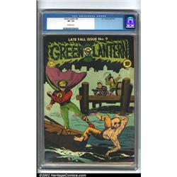 Green Lantern #9 (DC, 1943). Fantastic art...