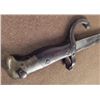 Image 5 : 1874 FRENCH EPEE SWORD BAYONET AND SCABBARD