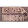 Image 2 : ORIG WWI 10 POUCH AMMO BELT-MKD "AS5" BRASS W/CANVAS