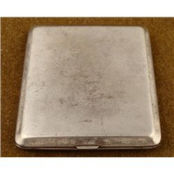 WWII NAZI CIGARETTE CASE-ART DECO FROM CAPTURED OFFICER