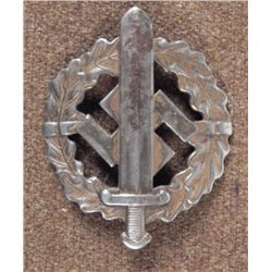 NAZI S.A. SPORTS BADGE EARLY ORIGINAL