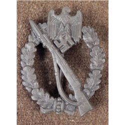 WWII WARTIME ORIGINAL NAZI INFANTRY ASSAULT AWARD BADGE