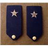 Image 1 : PAIR OF WWII NAVY SHOULDER BOARDS SINGLE BULLION STARS